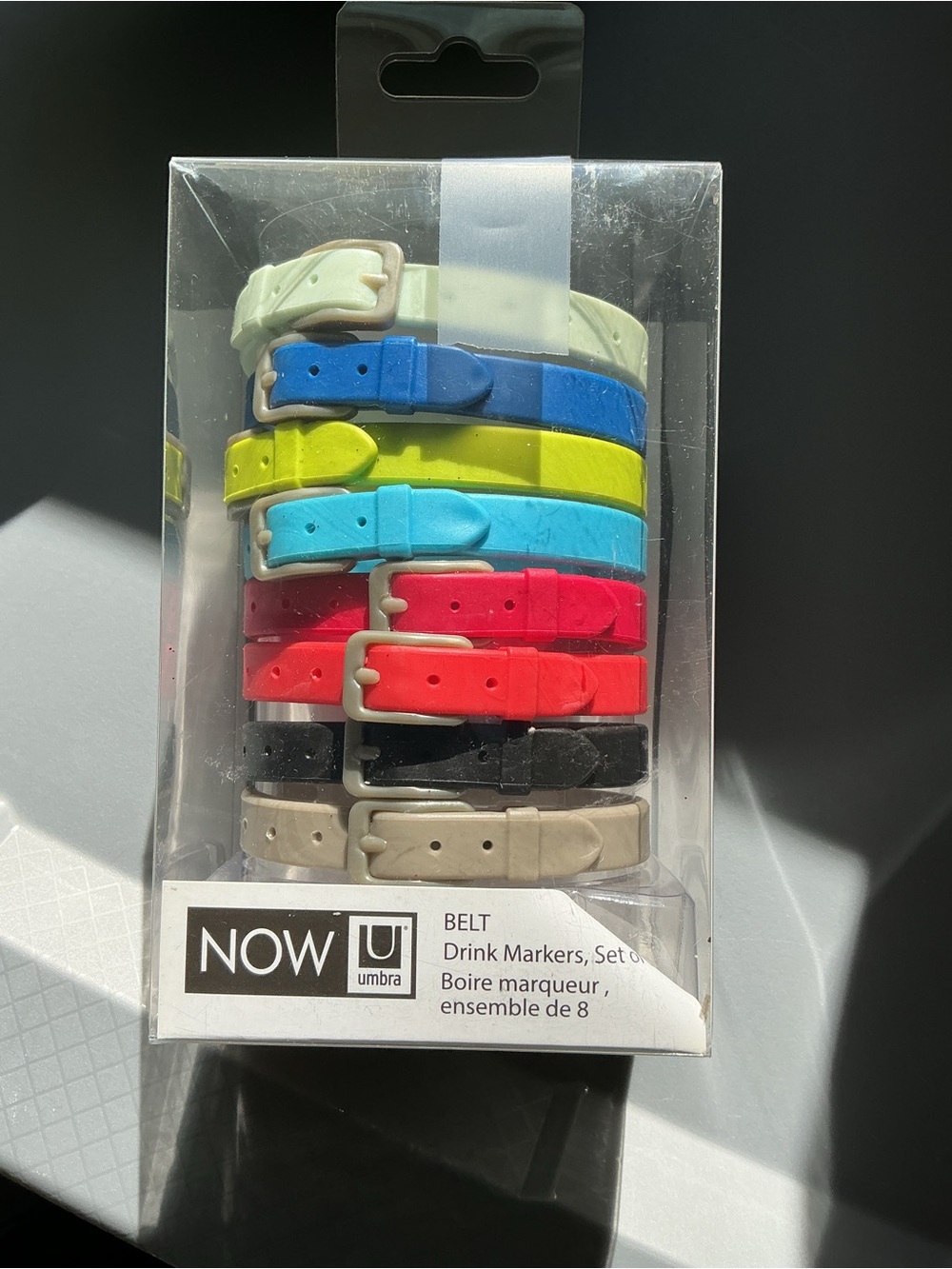 Umbra NOW Colorful Belt Drink Markers - Multi (Set of 8)